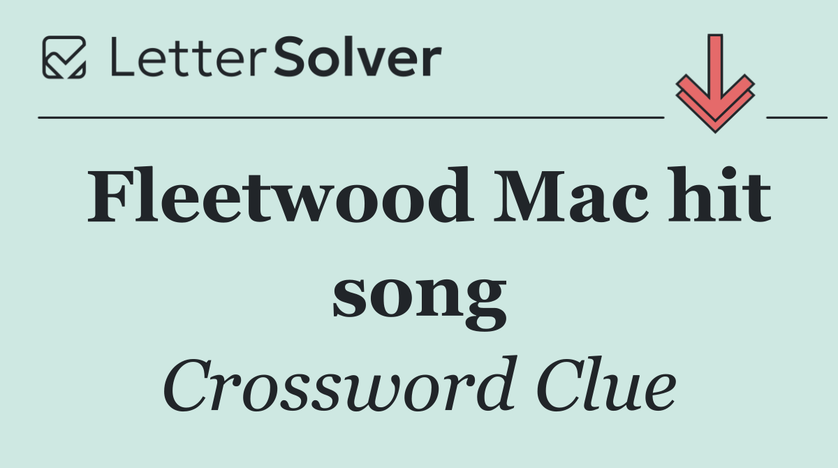 Fleetwood Mac hit song