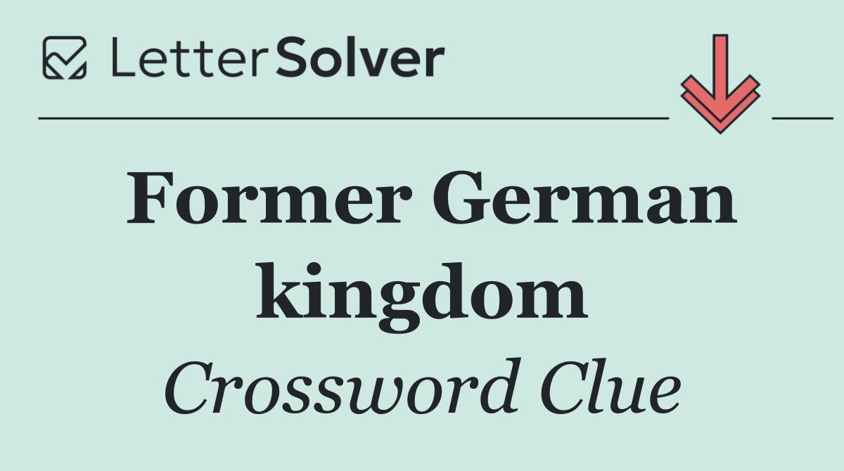 Former German kingdom