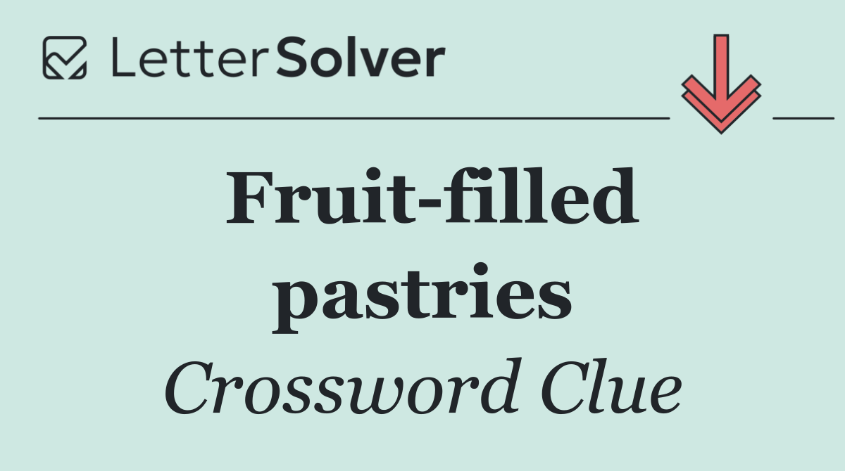 Fruit filled pastries