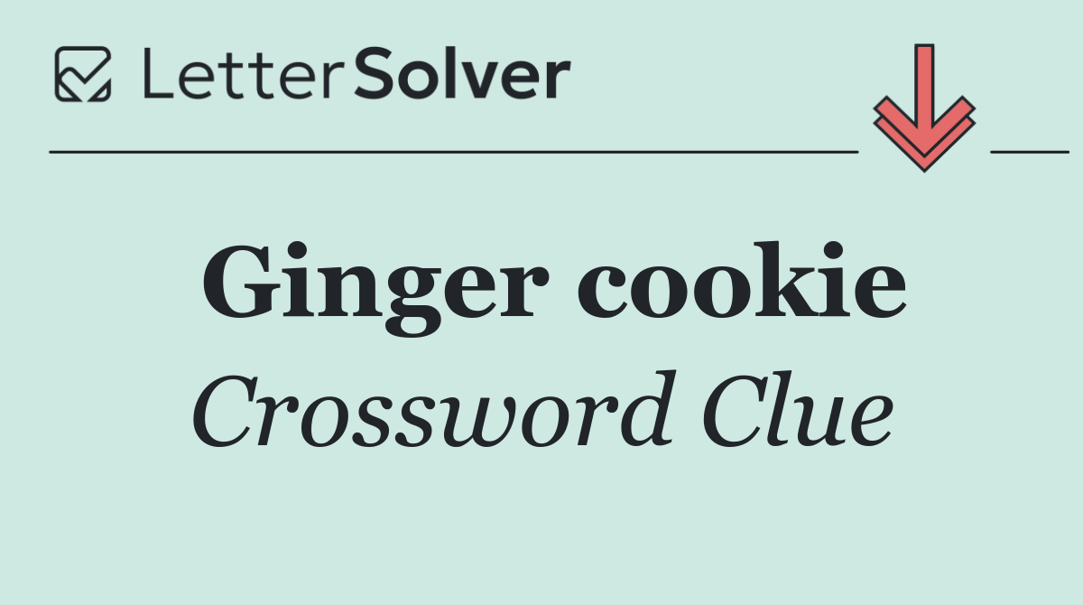 Ginger cookie