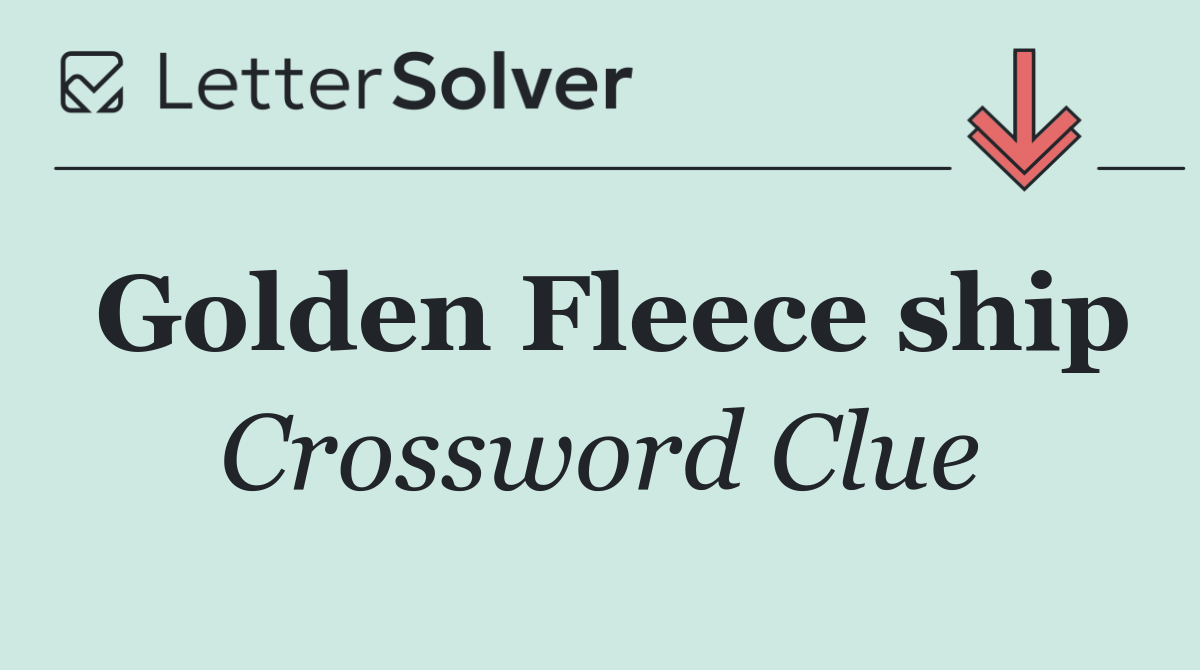 Golden Fleece ship