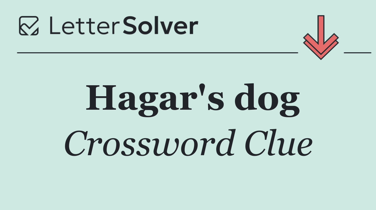 Hagar's dog