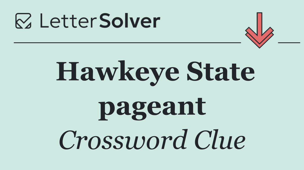 Hawkeye State pageant