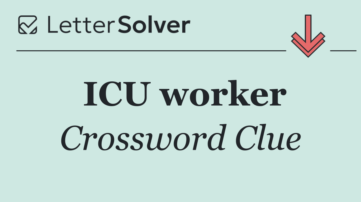 ICU worker