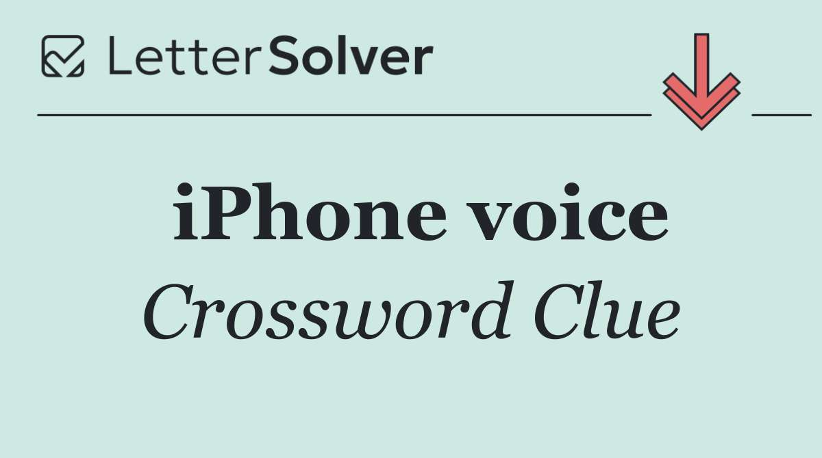 iPhone voice