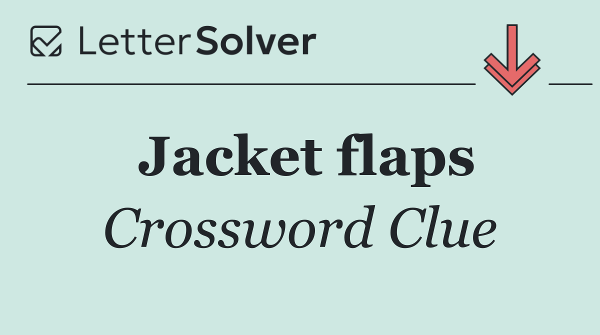 Jacket flaps