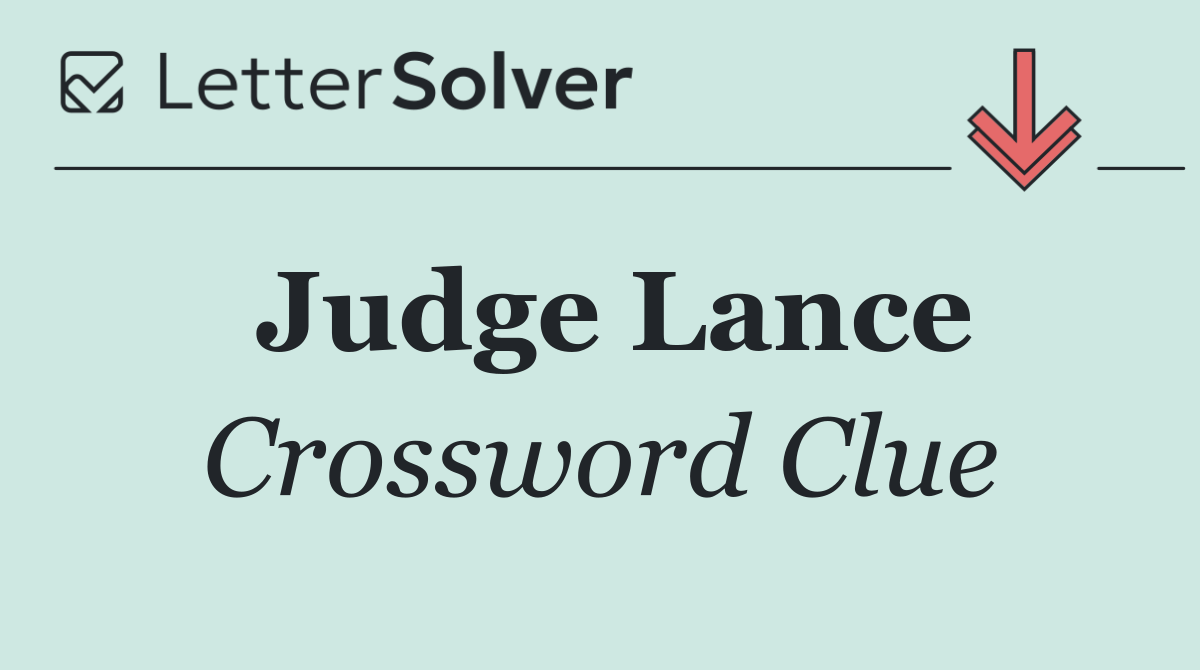 Judge Lance