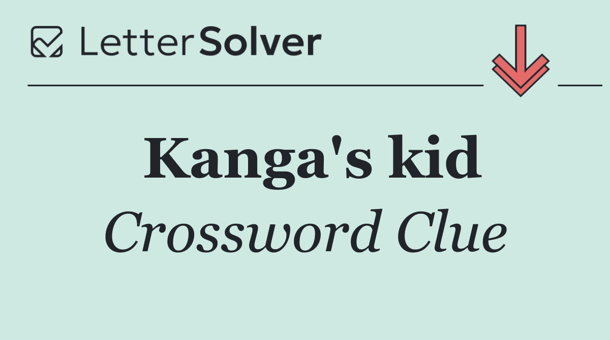 Kanga's kid