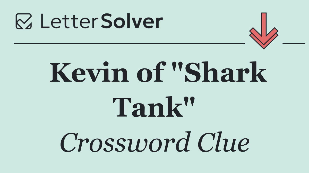 Kevin of "Shark Tank"