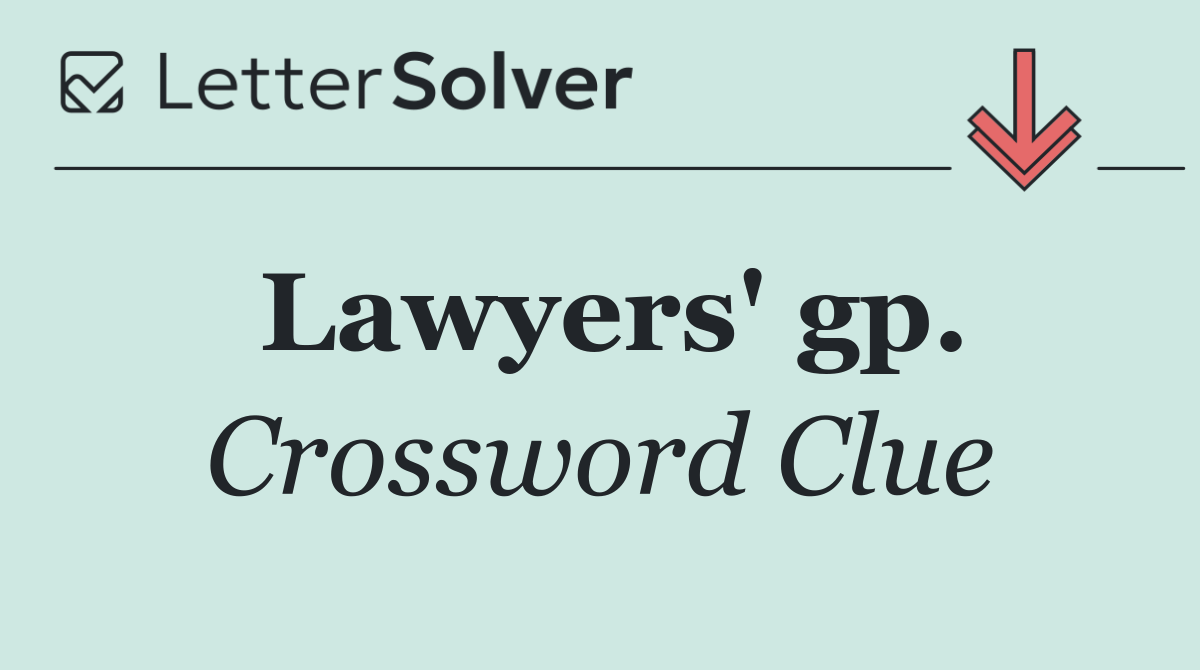 Lawyers' gp.