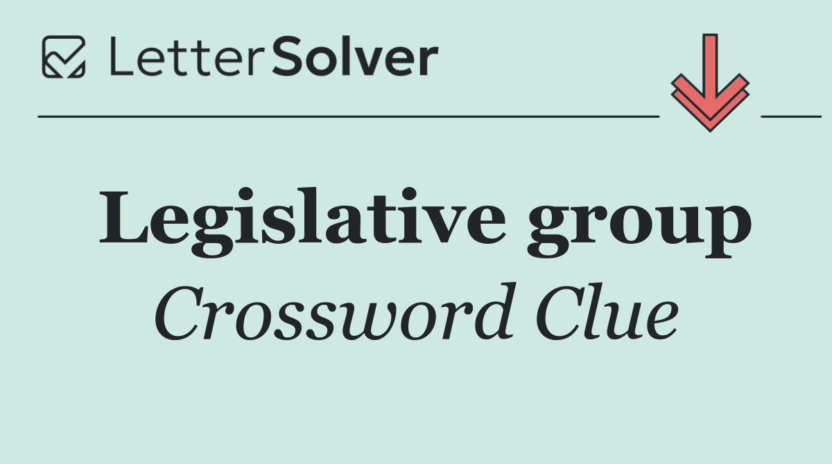 Legislative group