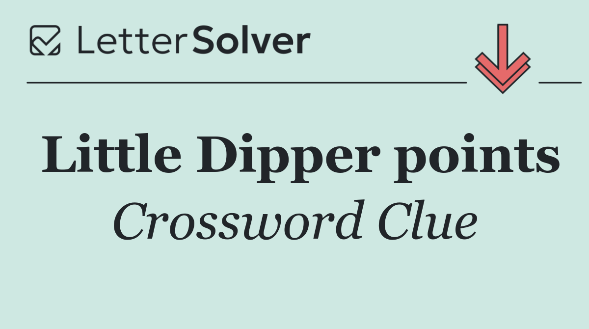 Little Dipper points