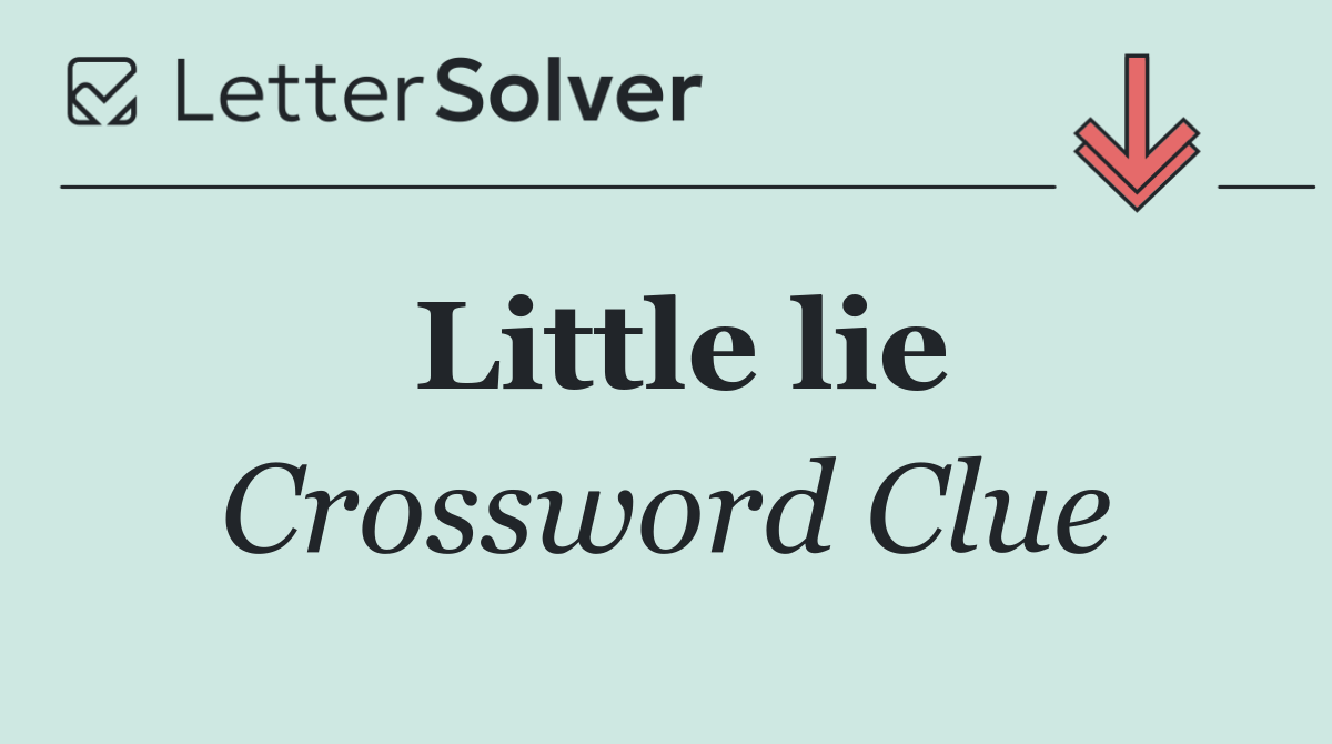 Little lie