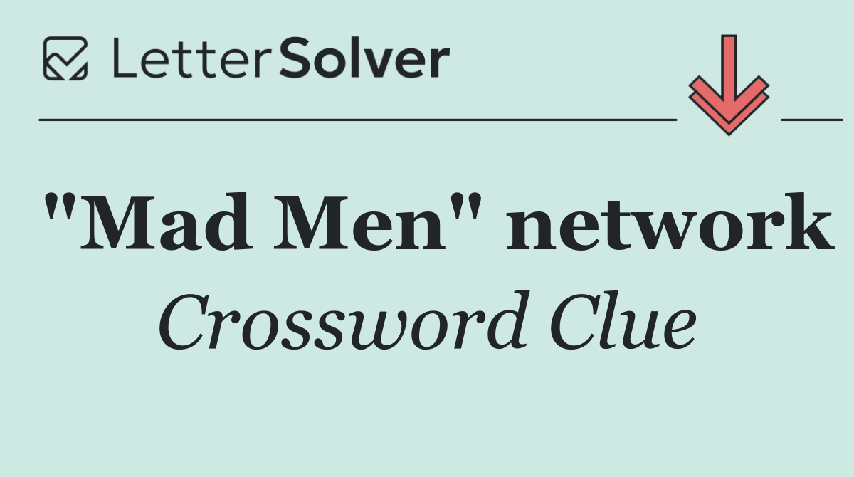 "Mad Men" network