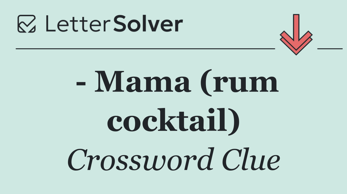   Mama (rum cocktail)