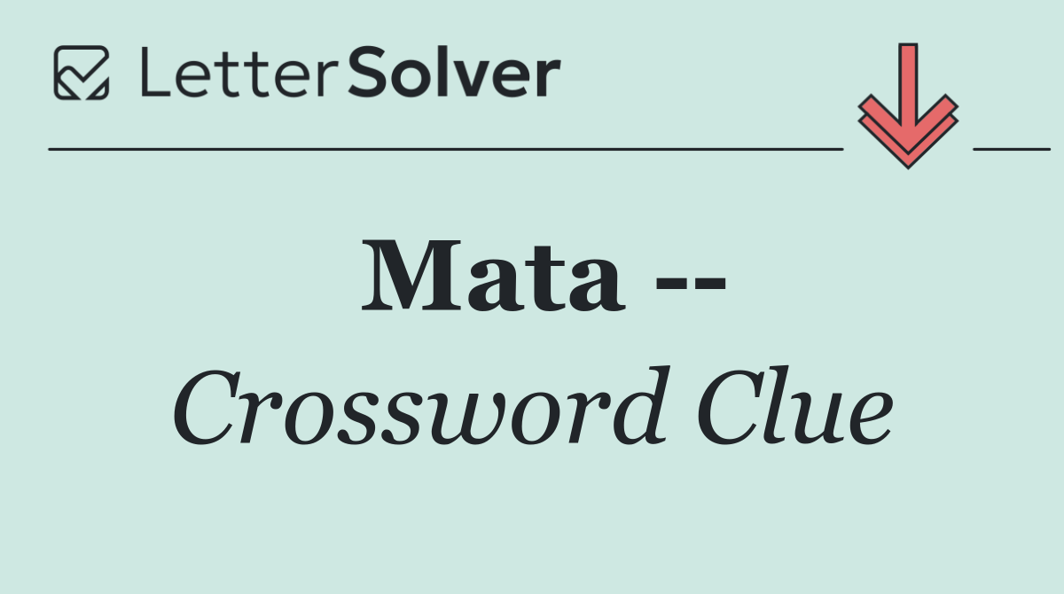 Mata   