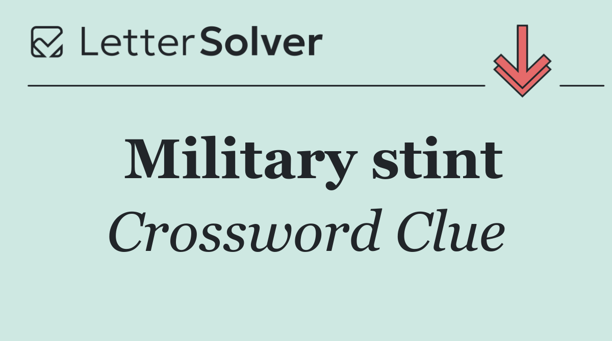 Military stint