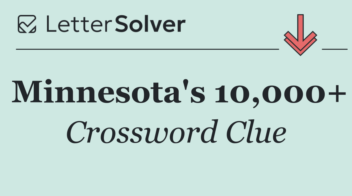 Minnesota's 10,000+
