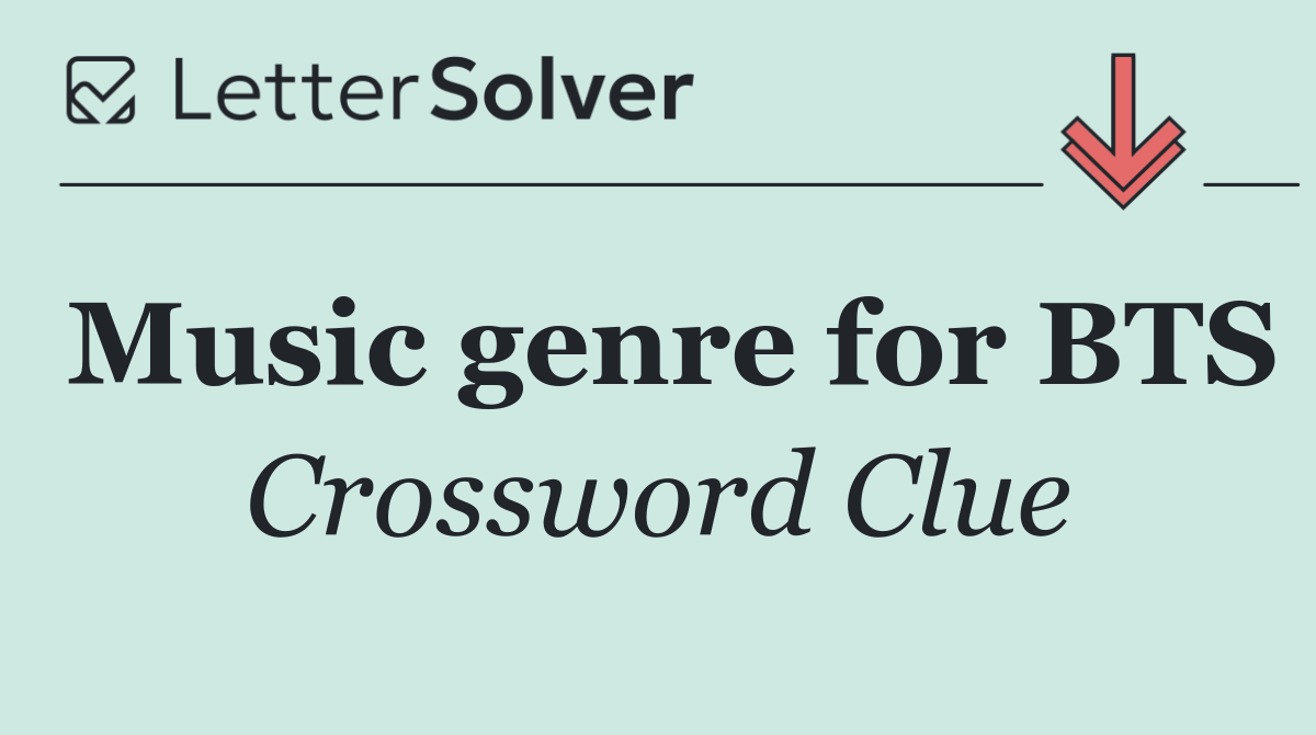 Music genre for BTS