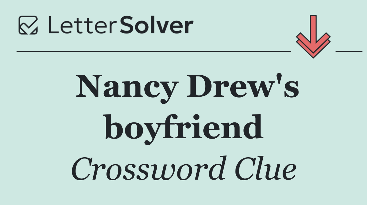 Nancy Drew's boyfriend