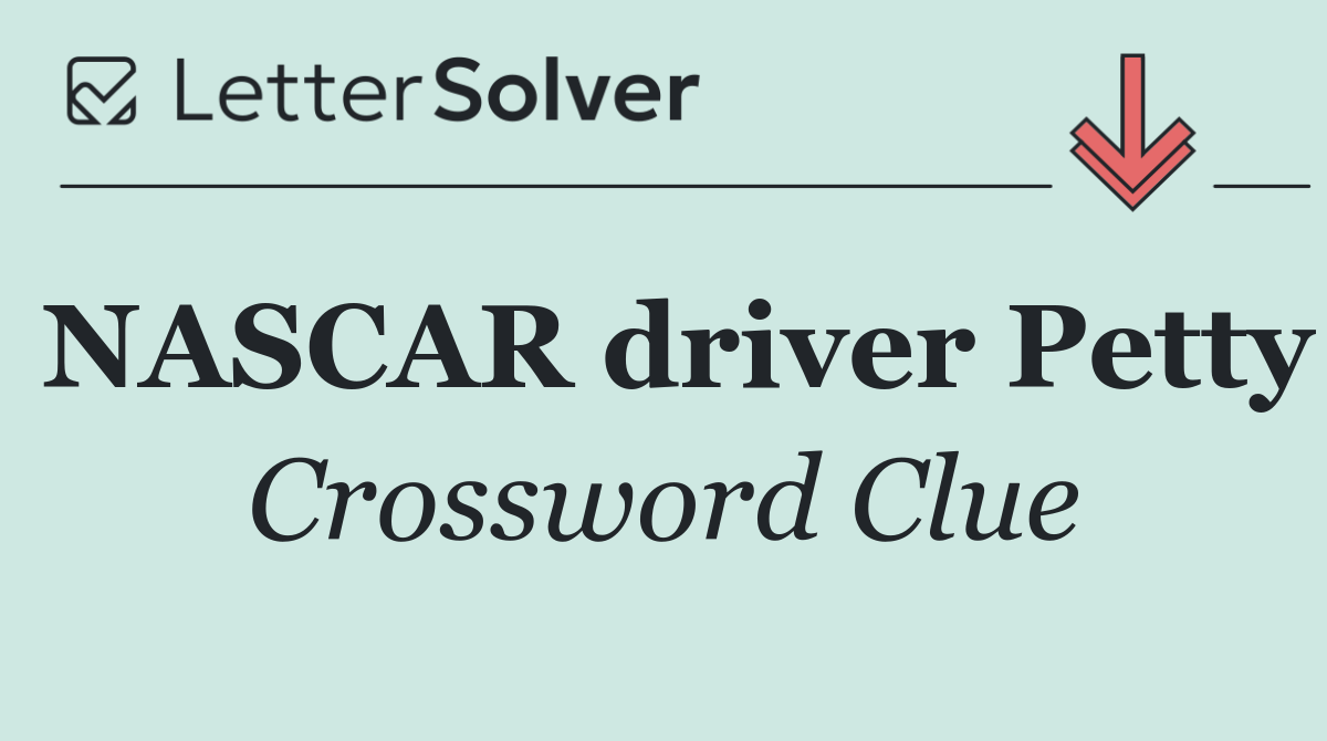 NASCAR driver Petty