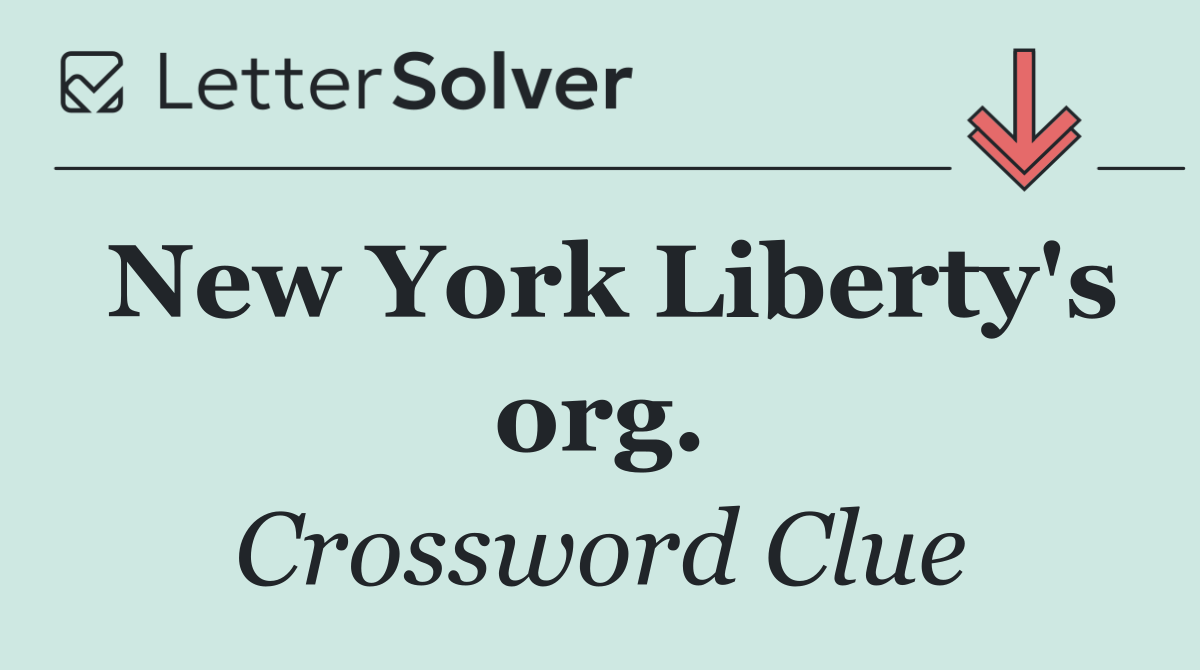 New York Liberty's org.