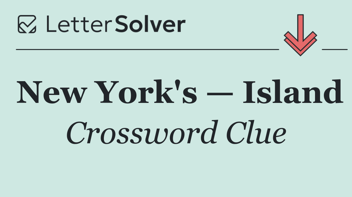 New York's — Island