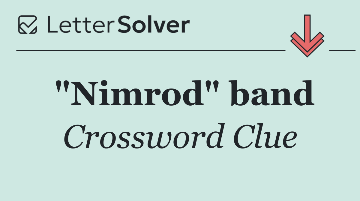 "Nimrod" band