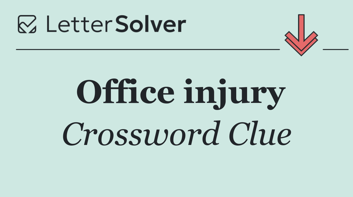 Office injury