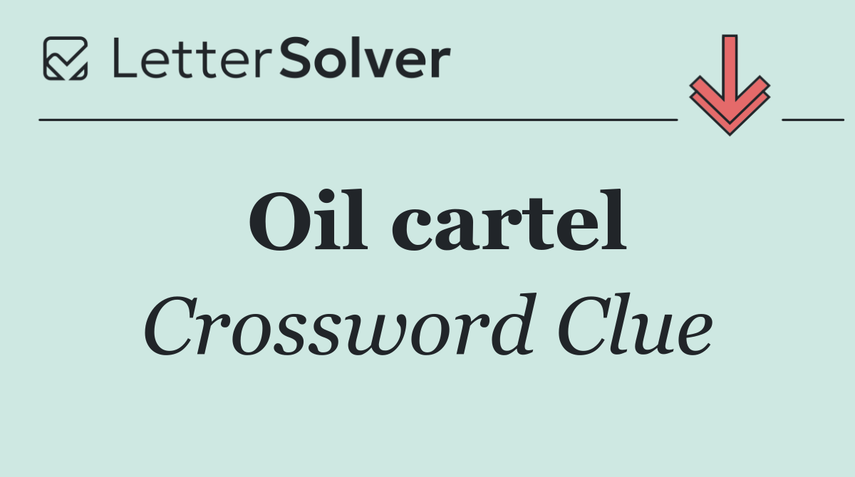 Oil cartel