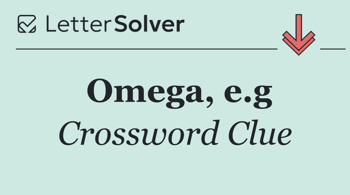Omega, e.g