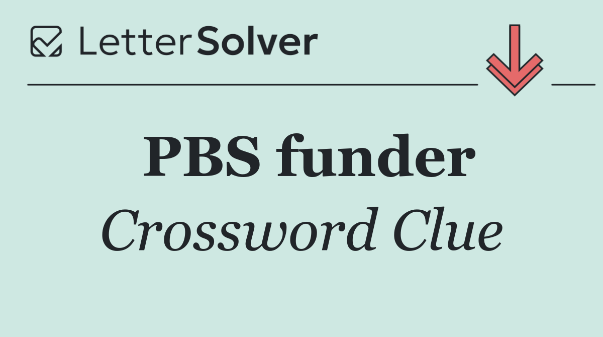 PBS funder