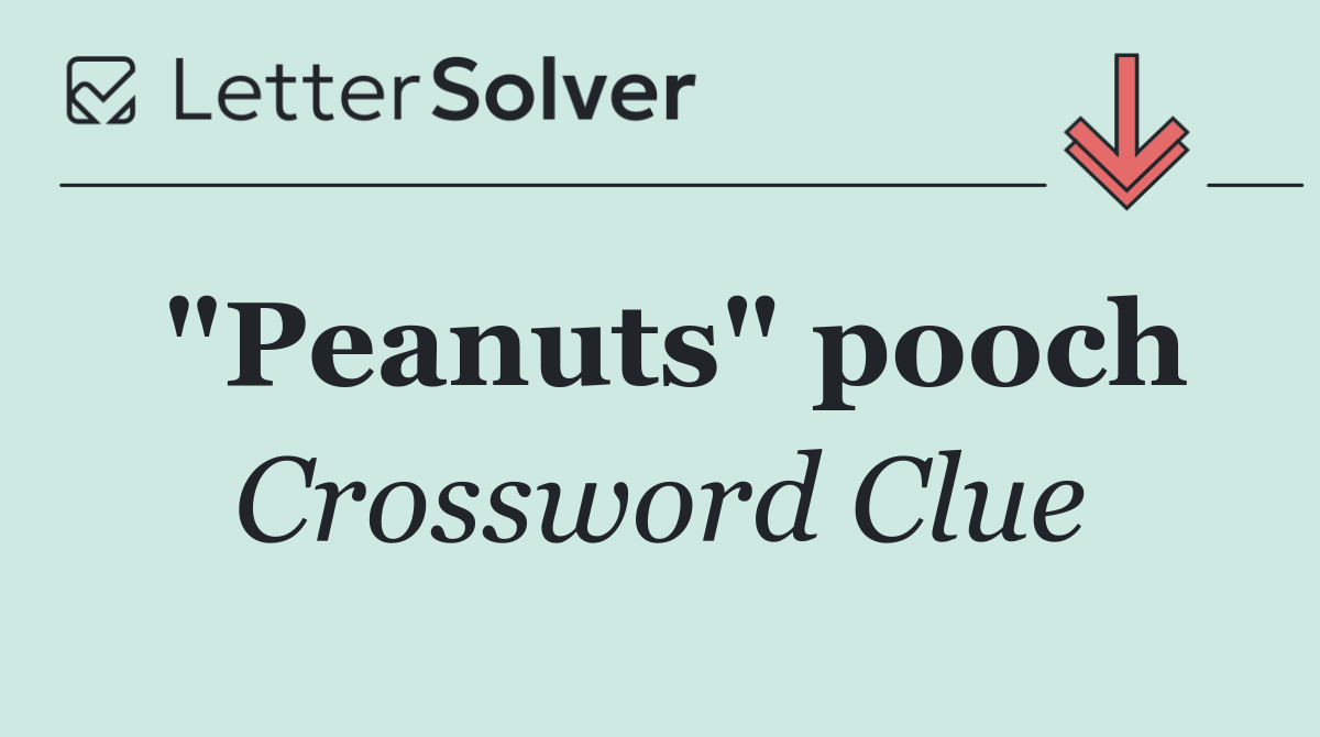 "Peanuts" pooch