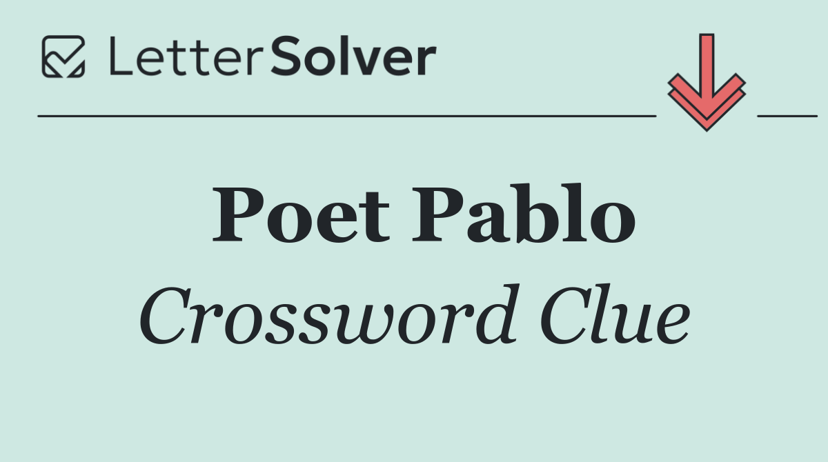 Poet Pablo