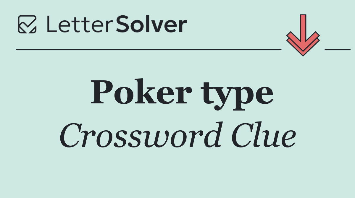 Poker type