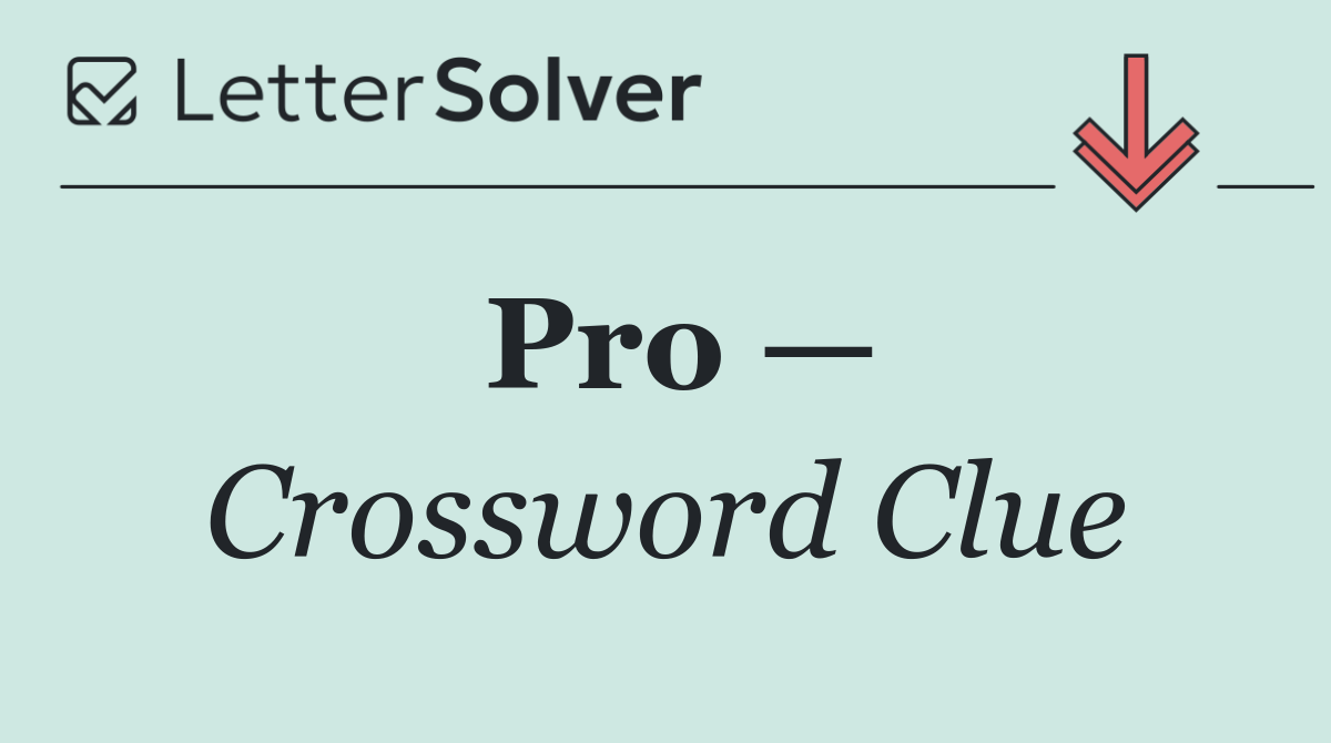 Pro —