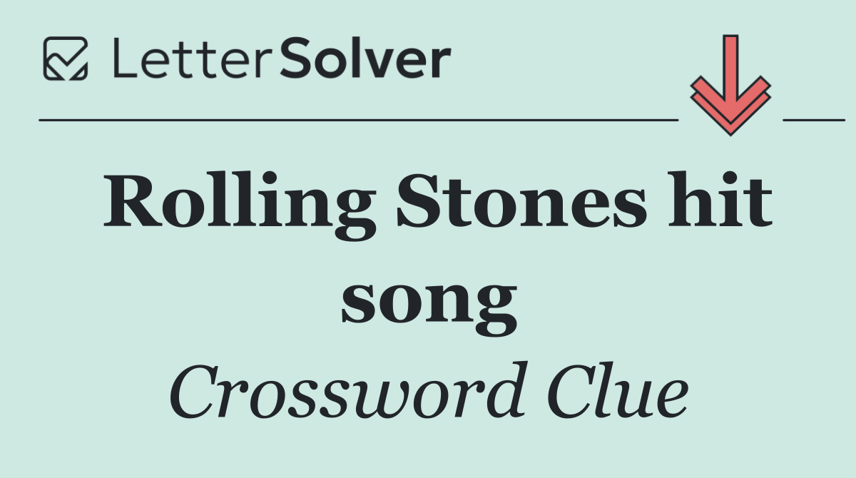 Rolling Stones hit song