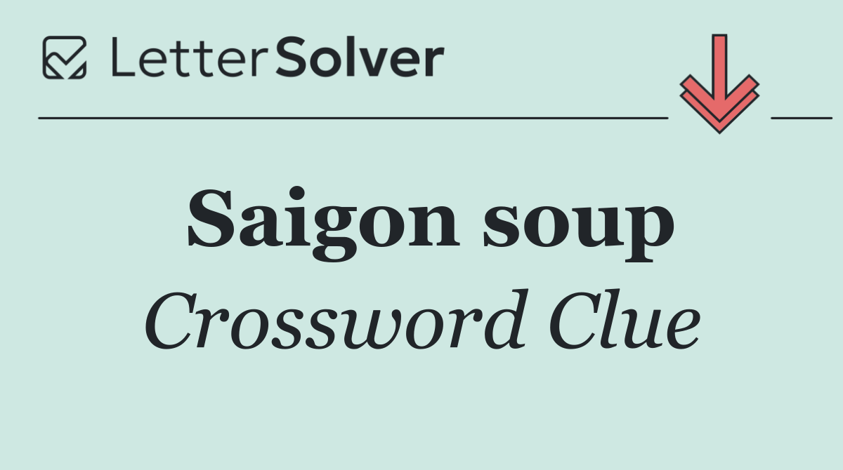 Saigon soup