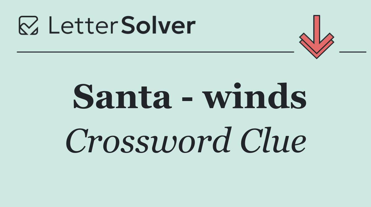 Santa   winds