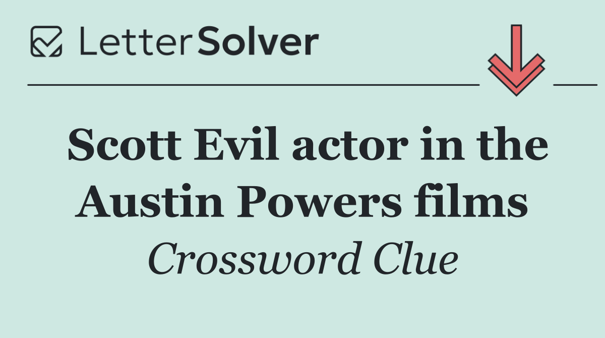 Scott Evil actor in the Austin Powers films