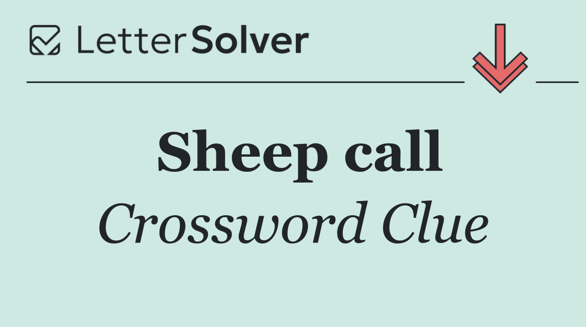 Sheep call