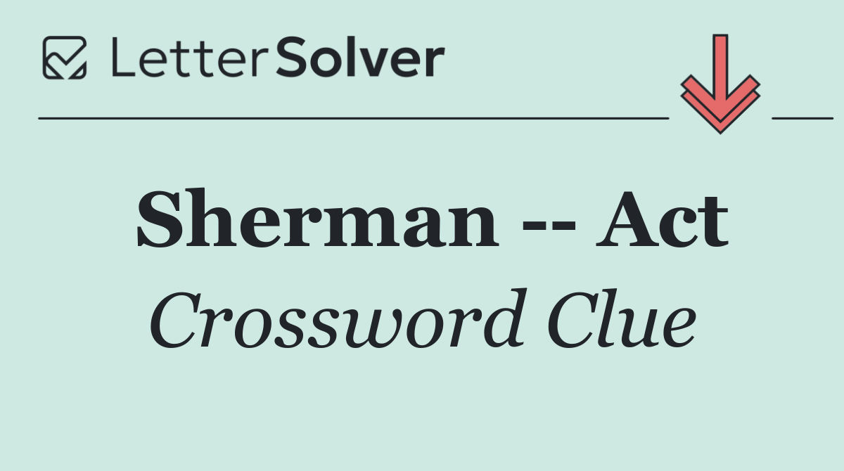 Sherman    Act
