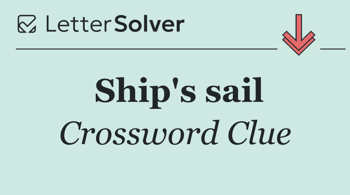 Ship's sail