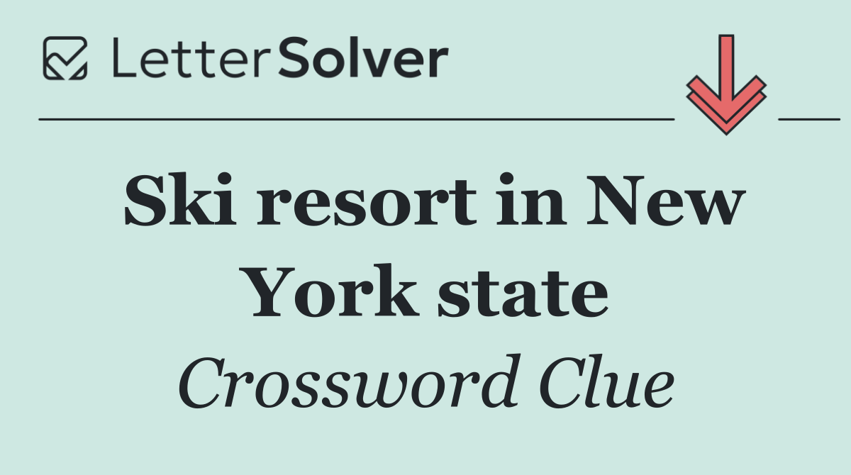 Ski resort in New York state