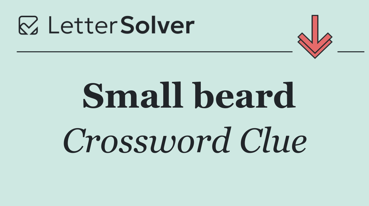 Small beard