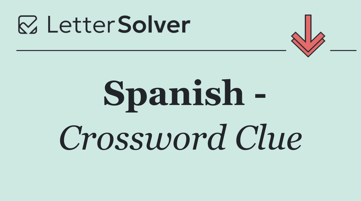 Spanish  