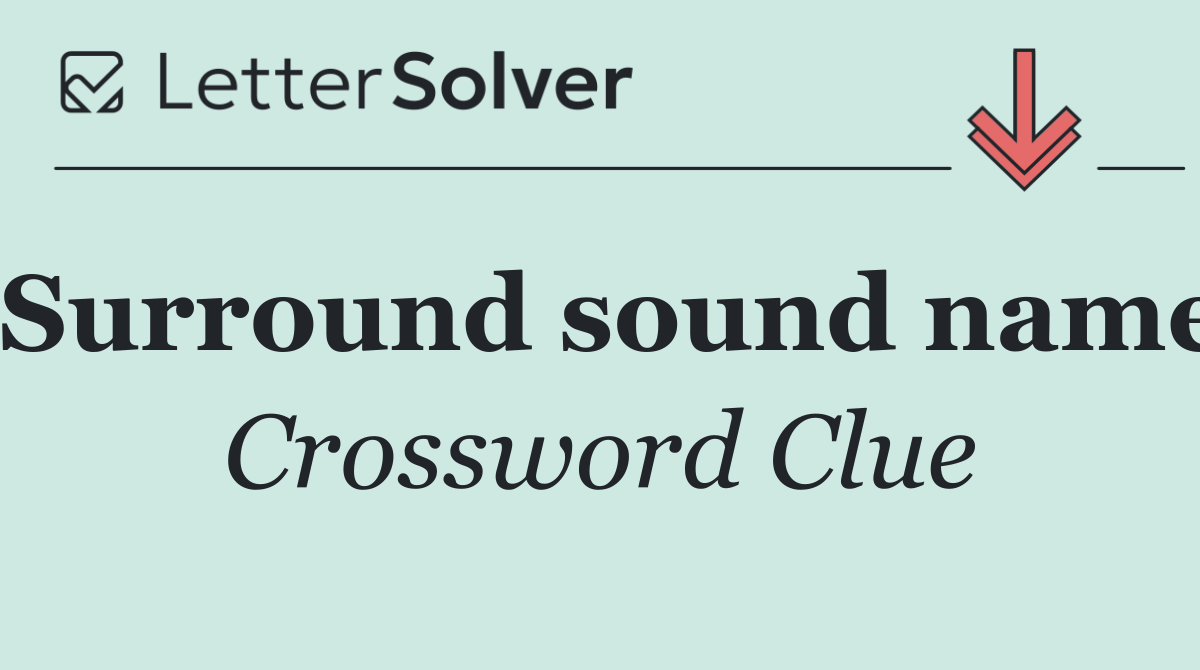 Surround sound name