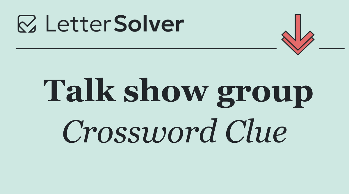 Talk show group