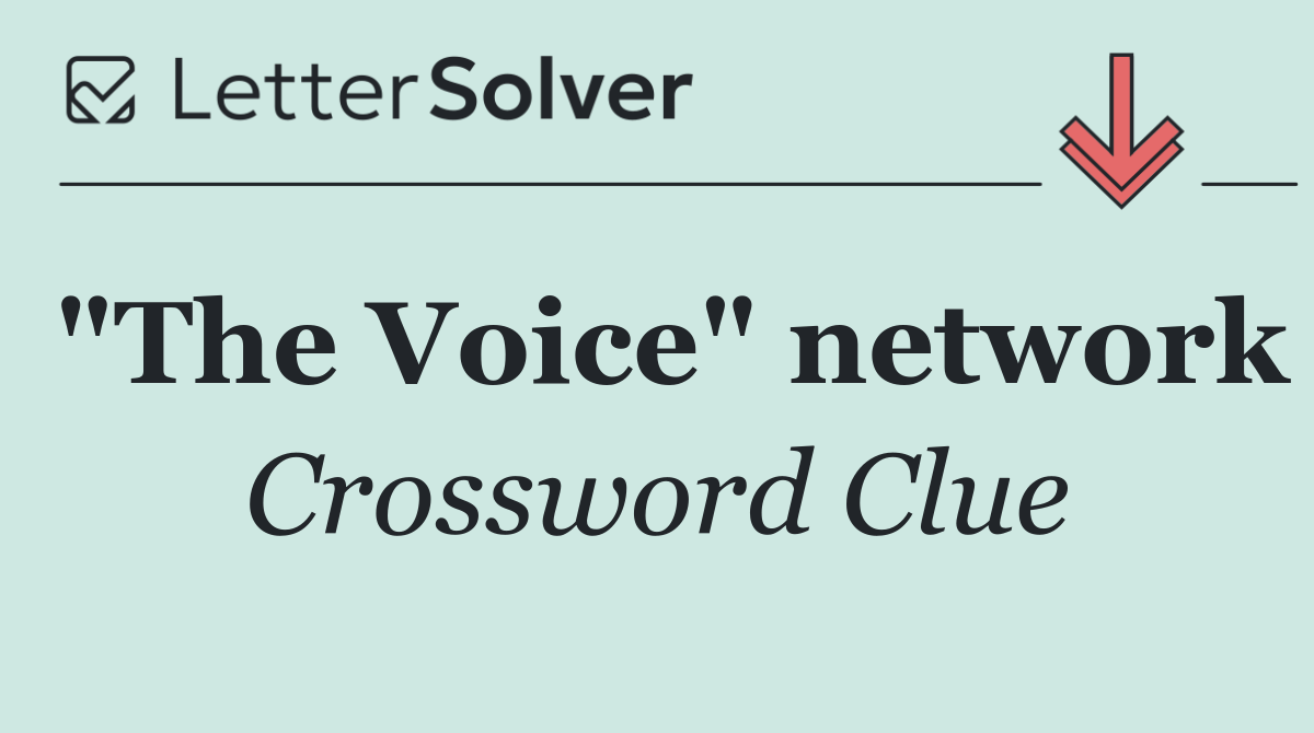 "The Voice" network