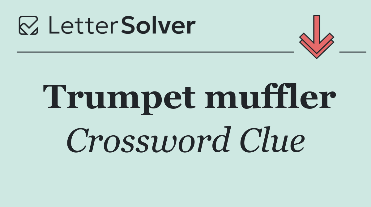 Trumpet muffler